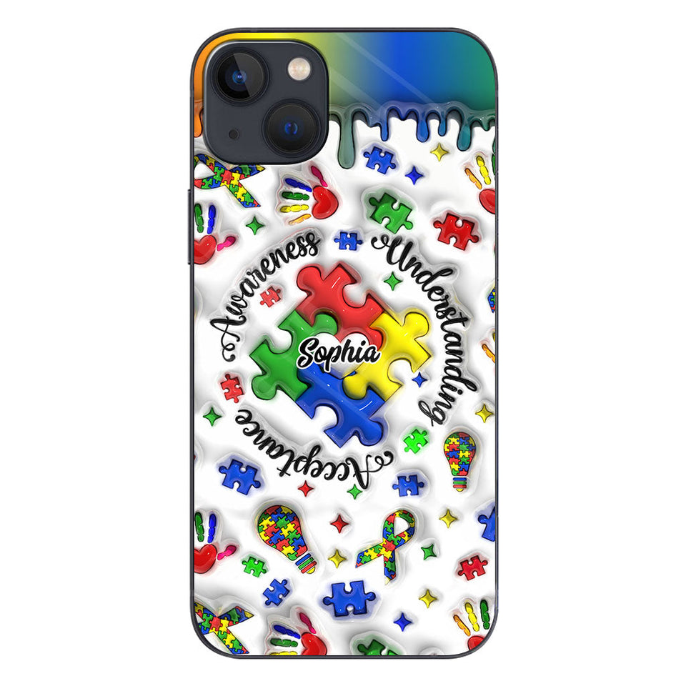 Sensibilisation à l'autisme - Coque de téléphone personnalisée pour la sensibilisation à l'autisme