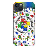 Sensibilisation à l'autisme - Coque de téléphone personnalisée pour la sensibilisation à l'autisme