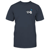 Memorial Butterfly Dragonfly Heaven Feather - Personalized Memorial Embroidered T-shirt