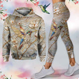 Beautiful Hummingbird - Personalized Hummingbird Hoodie and Leggings