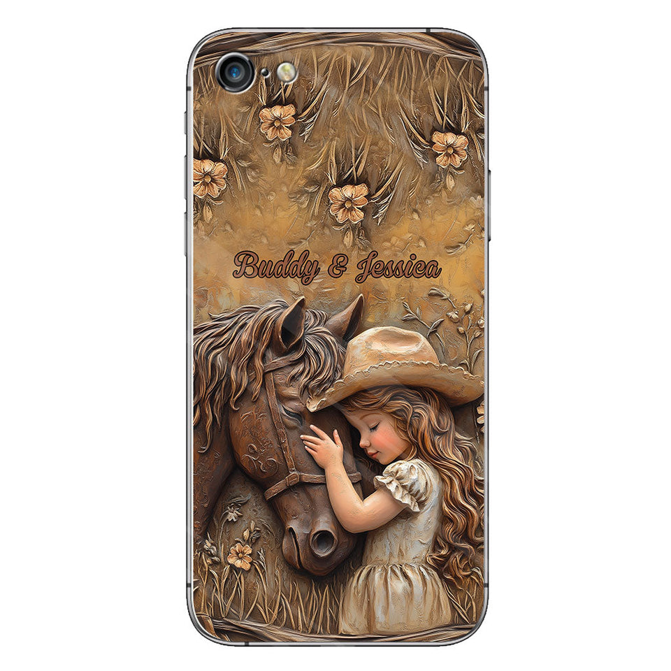 Just A Girl Who Loves Horse - Personalized Horse Clear Phone Case