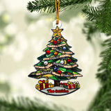 Merry Christmas - Personalized Family Custom Shaped Ornament
