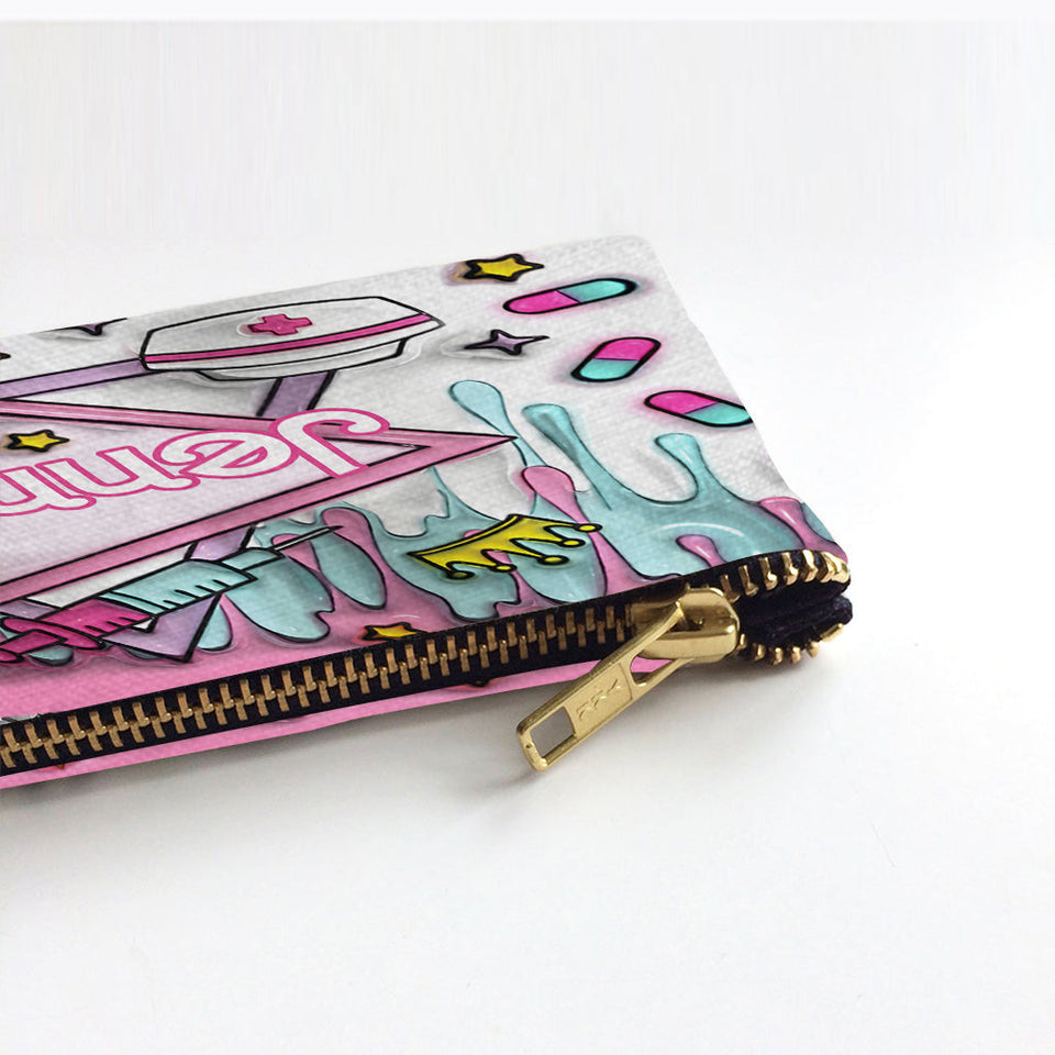 All My Nurse Stuff - Personalized Nurse Pouch