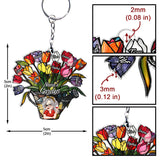 Grandma's Garden - Personalized Grandma Keychain