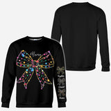 Christmas Light Coquette Bow - Personalized Mother All Over Shirt