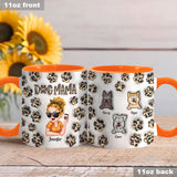 Baby Highland Cow Western Style - Personalized Dog Accent Mug