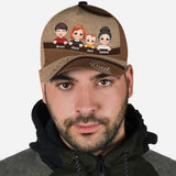 Daddy's Team Unbreakable Bond - Personalized Father Classic Cap