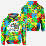 C'est normal d'être différent - T-shirt de sensibilisation à l'autisme