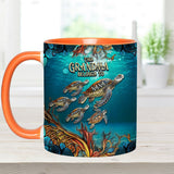 This Grandma Belongs To - Personalized Grandma Accent Mug