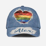 Pride Rainbow Galaxy - Personalized LGBT Support Classic Cap