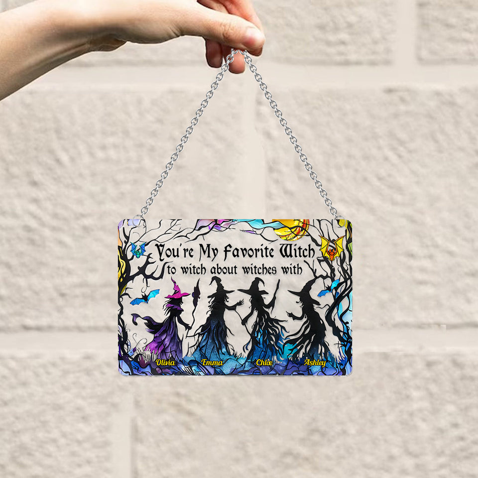 Girls Will Be Girls - Personalized Bestie Window Hanging Suncatcher Ornament