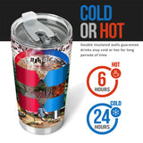 Glamping Queen & Her Dogs/ Cats... - Personalized Camping Tumbler