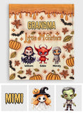 Grandma Of Little Nightmares - Personalized Grandma Blanket
