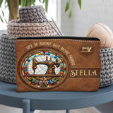 Colorful Sewing Machine - Personalized Sewing Pouch