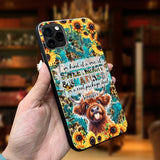 Sassy Highland Cow - Personalized Phone Case