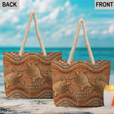 Awesome Turtle - Personalized Turtle Beach Bag