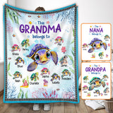 This Grandma Belongs To - Personalized Grandma Blanket