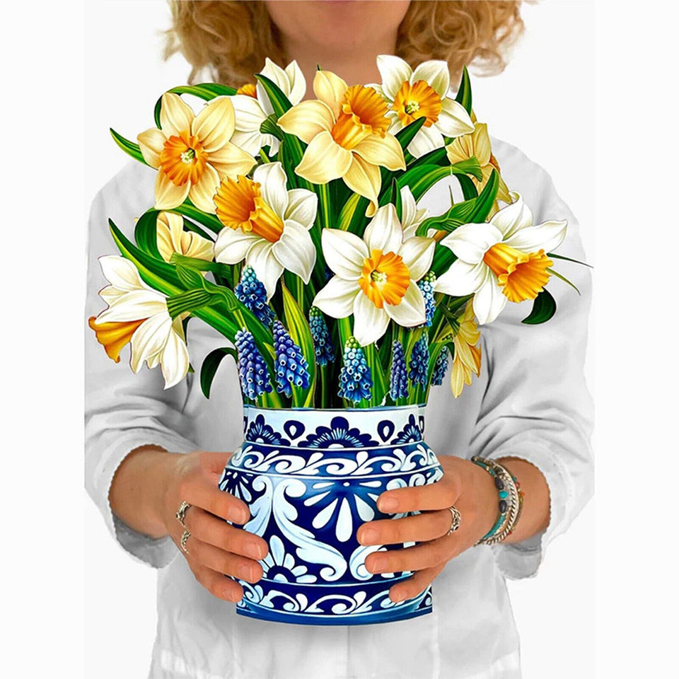 Best Flower For The Best Woman - 3D Pop-Up Card