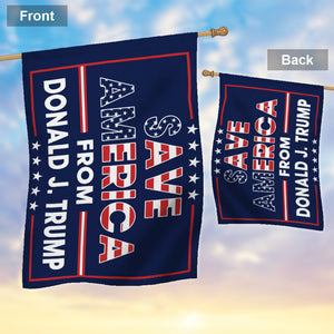 Save The Country - Anti Trump House Flag