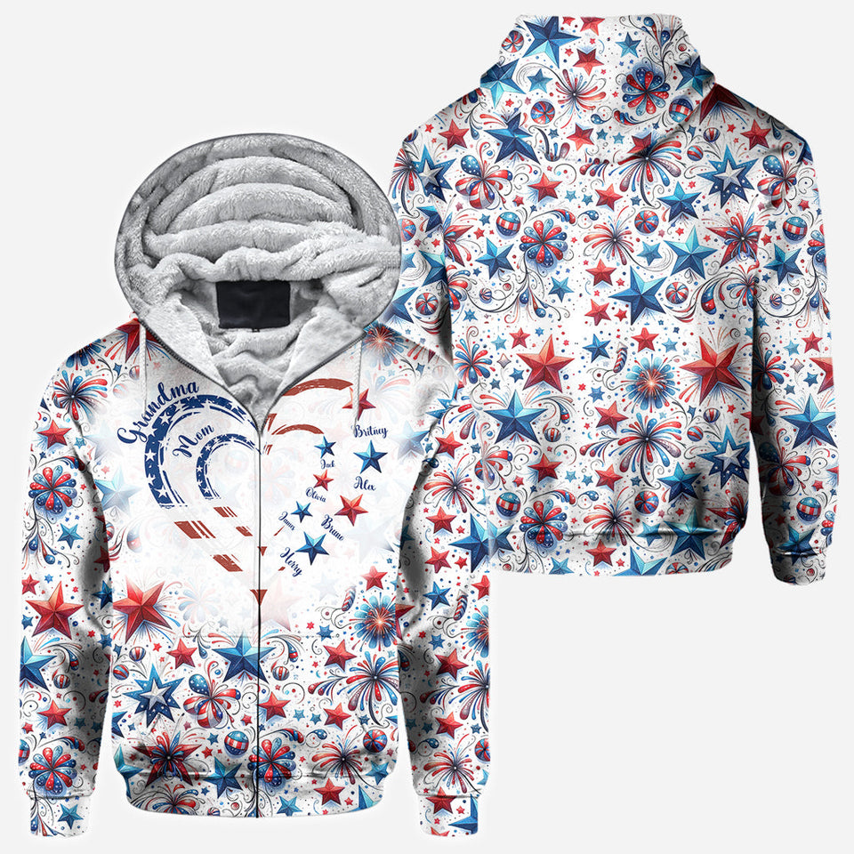 American Grandma - Personalized Grandma All Over Shirt