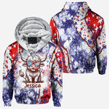 4th Of July Highland Cow - Personalized All Over Shirt