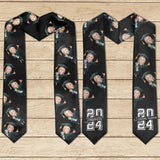 Caricature Funny Character - Personalized Graduation Graduation Stole
