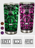 Melted Skull - Personalized Skull Tumbler