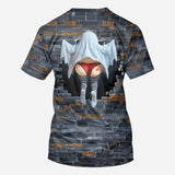 Funny Ghost Couple - Personalized Couple All Over Shirt