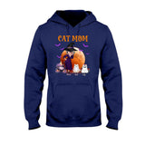 Cat Mom Witch Style - Personalized Cat T-shirt And Hoodie