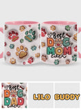Best Dog Mom Dog Dad Cat Mom Cat Dad Ever - Personalized Dog Accent Mug