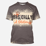 Basically A Detective - Personalized All Over Shirt