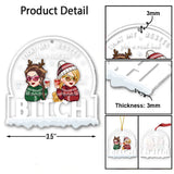 That's My Best Friend - Personalized Bestie Transparent Ornament
