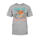 Find Me Under The Palms Reading Girl - Personalized Sea Lover T-shirt And Hoodie