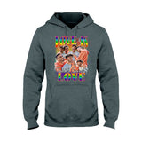 Love Is Love Bootleg Rainbow - Personalized LGBT Support T-shirt And Hoodie