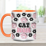 Dog Mom, Cat Mom, Dog Dad... - Personalized Dog Accent Mug