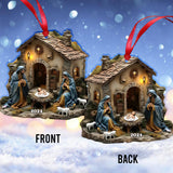 Silent Night - Personalized Christian Ornament