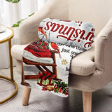 Christmas In Heaven - Personalized Memorial Blanket