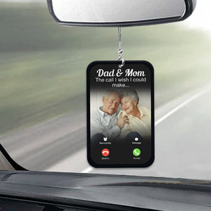Conduisez prudemment, nous vous surveillons du ciel - Ornement de voiture commémoratif personnalisé