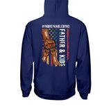 Father & Son Unbreakablebond - Personalized African American T-shirt and Hoodie