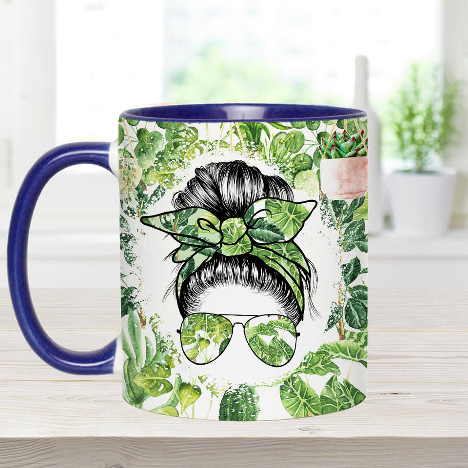 I'm A Plantaholic With Any Name - Personalized Gardening Accent Mug