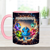 Grandpasaurus - Personalized Grandpa Accent Mug