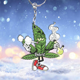 Cannabis - Personalized Weed Keychain