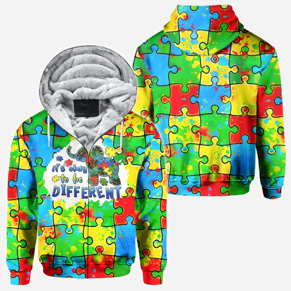 C'est normal d'être différent - T-shirt de sensibilisation à l'autisme