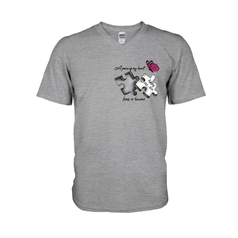 Toujours dans mes pensées, à jamais dans mon cœur - T-shirt et sweat à capuche commémoratifs personnalisés