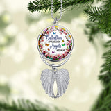 Those We Love Don't Go Away - Personalized Memorial Wings Ornament