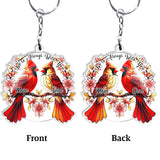 We're Always With You - Personalized Memorial Keychain