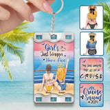 Time To Seas The Day - Personalized Cruising Keychain