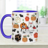 Spooky Dog Mama - Personalized Dog Accent Mug