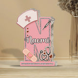 Nurse Letter - Personalized Nurse Custom Shaped Acrylic Plaque