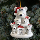 Nana Bear - Personalized Grandma Ornament